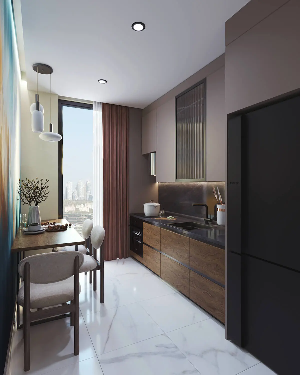 Fitted kitchen